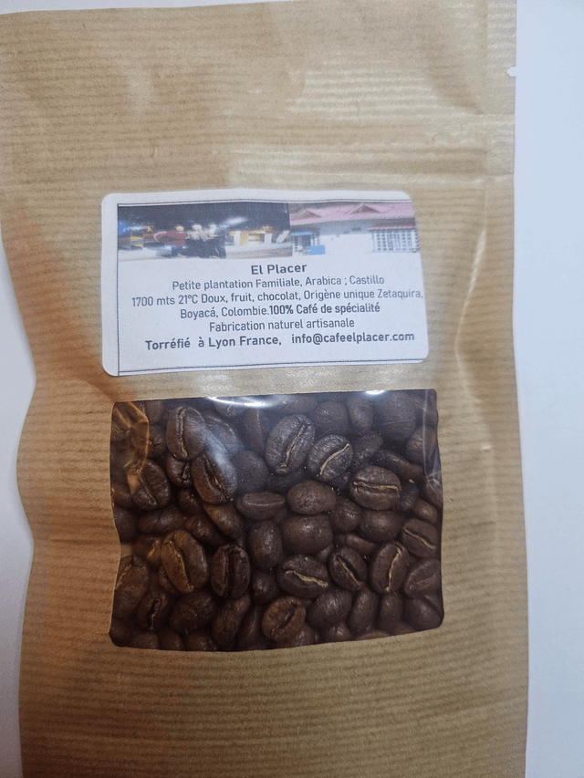 Café torréfié en France "Placer" Colombie à grain x 288g