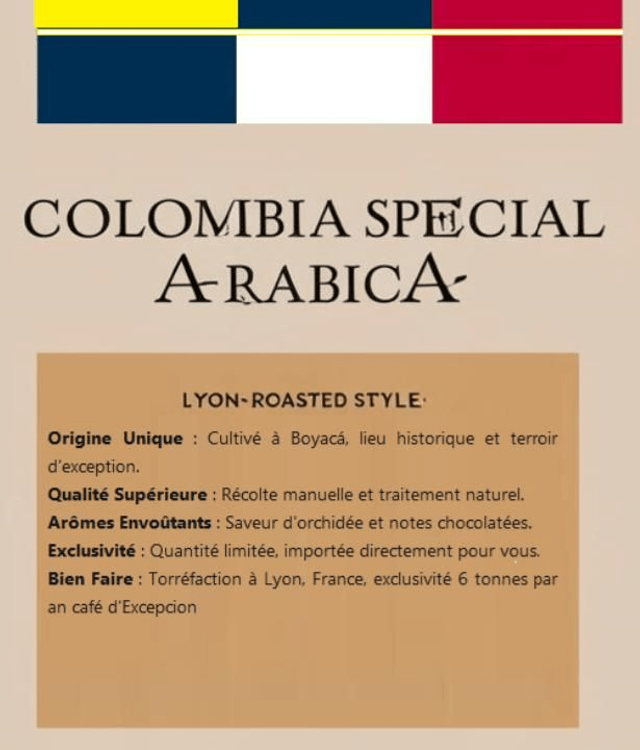 Café torréfié en France "Placer" Colombie à grain x 288g